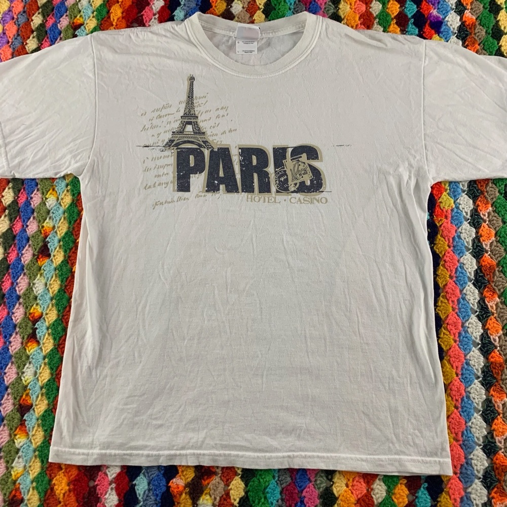 Vintage Y2K Paris Las Vegas Hotel Casino Eiffel Tower Travel Tourist Uni… - Picture 7 of 14